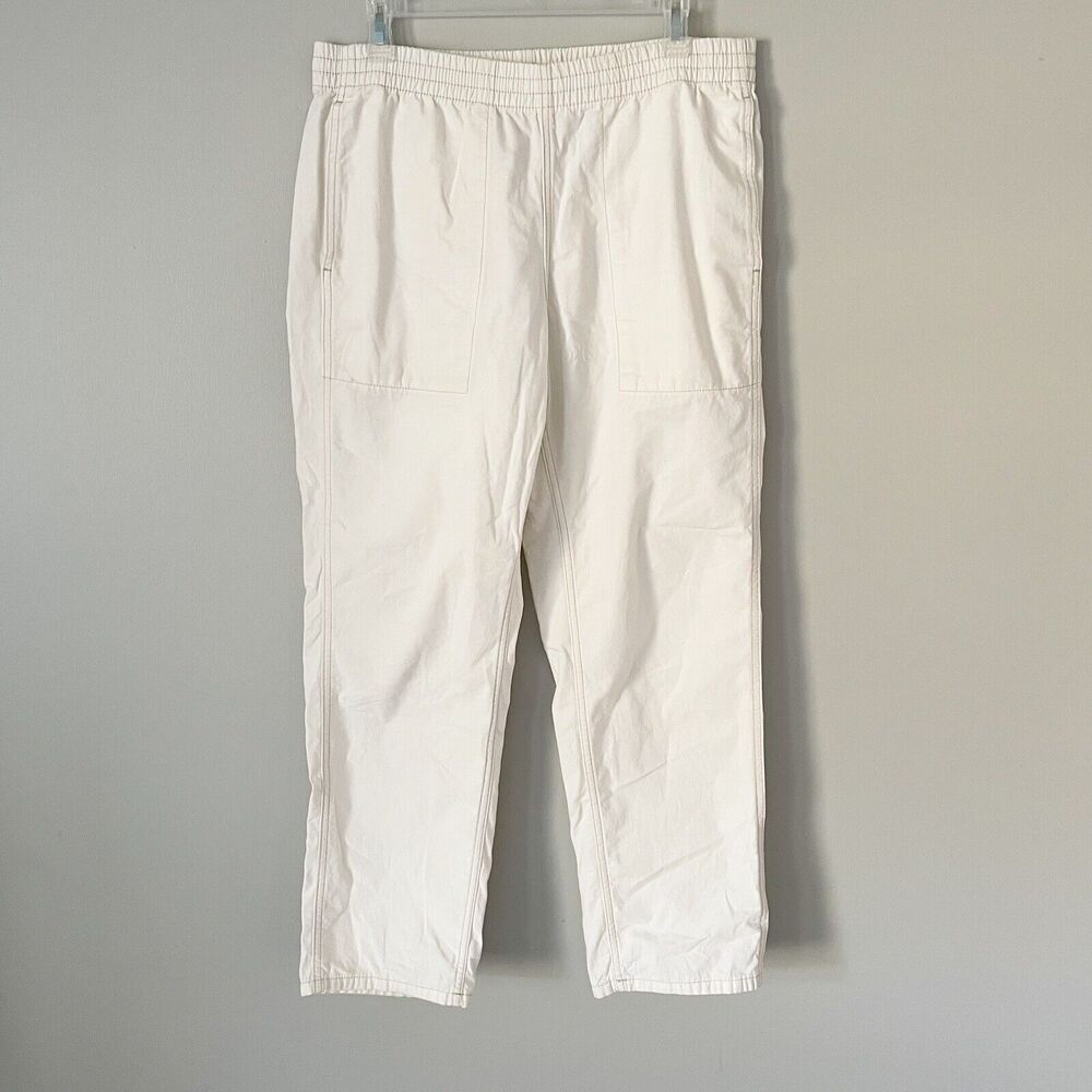 Patagonia White Men's Casual Elastic-Waist Pants